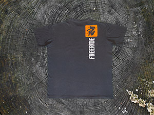 t-shirt uomo freeride retro