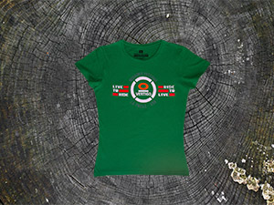 t-shirt donna verde