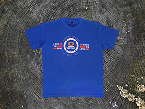 t-shirt uomo blu