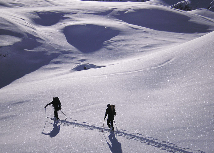 scialpinismo salita al Gran Paradiso