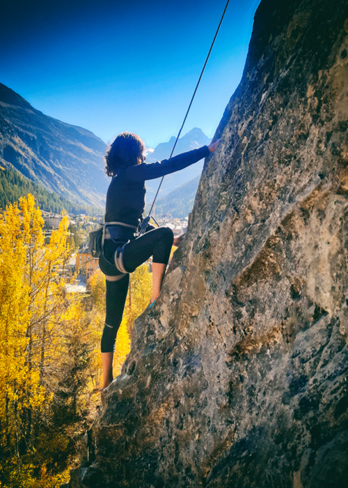 Weekend di arrampicata in falesia assieme alla guida alpina