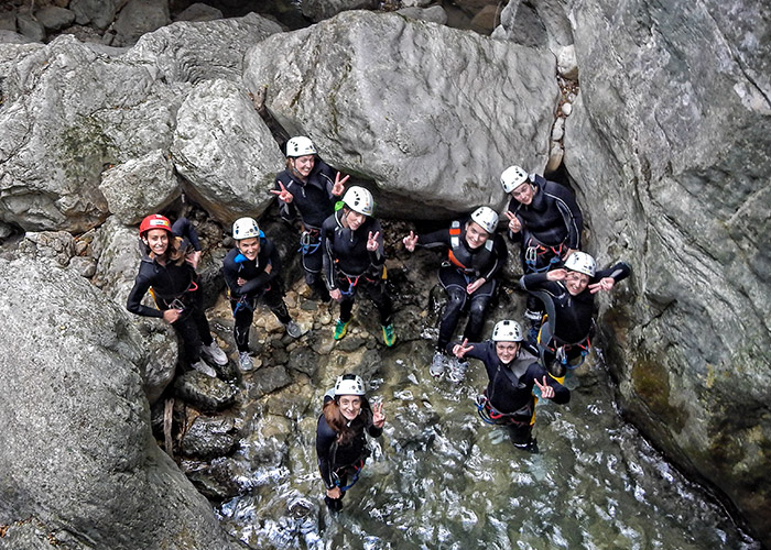 Canyoning idea originale per addio celibato addio nubilato