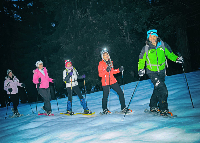 Ciaspole a La Thuile con la guida alpina