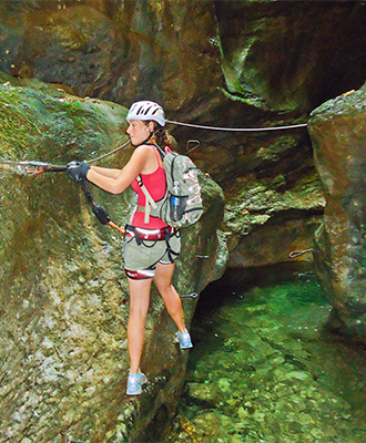 multisport via ferrata in canyon vacanze estate lago di Garda