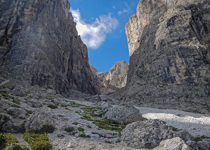 panorama per stages in Dolomiti