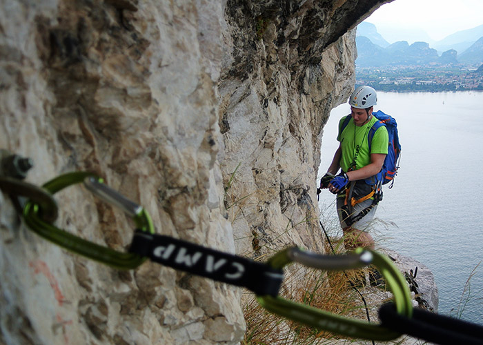 via ferrata sul Lago di Garda per le vacanze d'estate