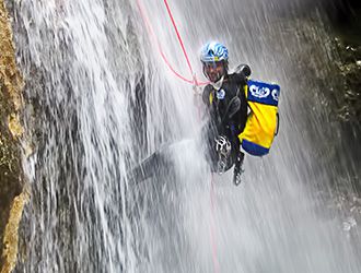 canyoning-nella-cascata