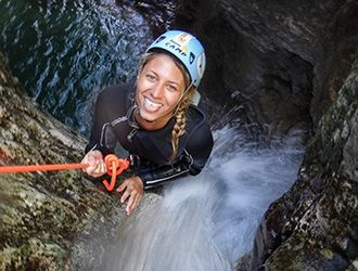 canyoning-scivolo